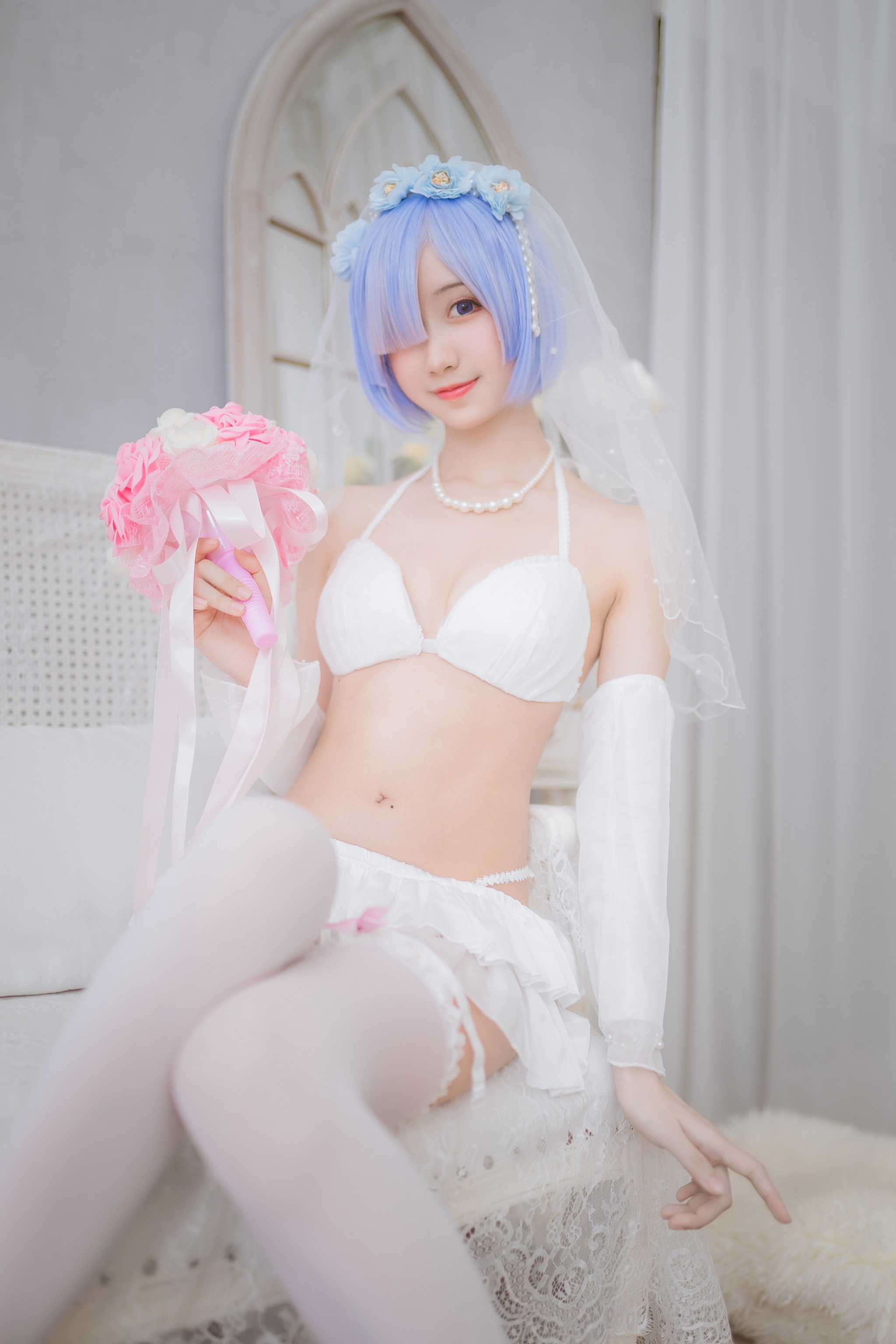 木棉棉 - NO.068 木绵绵OwO 蕾姆婚纱[30P]-XikXak